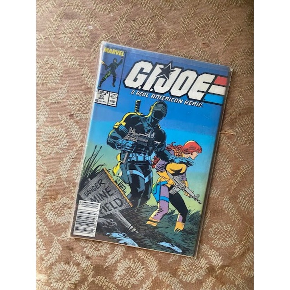 Marvel GI Joe A Real American Hero 63 Sept 1987 Snake Eyes Scarlett Comic Book